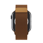 Coffee Color | Apple Watch Milanese Magnetic Loop Strap | Stainless Steel Band | 42mm / 44mm / 45mm