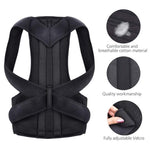 Back Pain Relief Posture Corrector Belt | Adjustable Support for Spine, Shoulder & Lumbar Alignment | Large