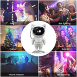 Astronaut Star Projector Night Light | Bring the Galaxy to Your Room | LED Nebula & Starry Sky Projection