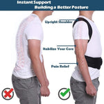 Back Pain Relief Posture Corrector Belt | Adjustable Support for Spine, Shoulder & Lumbar Alignment | Large
