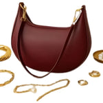 Maroon Luxury Fashion Hand Bag for Girls & Ladies | Stylish Shoulder & Crossbody Bag | Long Strap