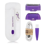 2-in-1 Rechargeable Painless Hair Remover | Finishing Touch Sensa-Light for Face & Body