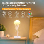 LED Jellyfish Lamp RGB Mood Light | Voice Control Fantasy Jellyfish Night Light | Decorative Bedroom & Living Room Lighting