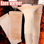 Unisex Wool Knee Warmers Pair | Warm Elastic Fit, Plain design | Winter Wear for Men & Women | Random Colors