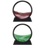 Moving Sand Art Picture | 3D Dynamic Deep Sea Sandscape with Display Stand | Random Color