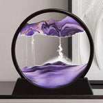 Moving Sand Art Picture | 3D Dynamic Deep Sea Sandscape with Display Stand | Random Color