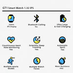 GT1 Smartwatch | Bluetooth Calling | Full Touch Display | Android & iOS Compatible