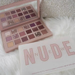 18 Colors Nude Eyeshadow Palette | Matte & Shimmer Pigmented Shades, Long-Lasting