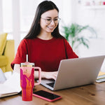 Pink Barbie Stanlay Tumbler | H2.0 Tumbler 1.18L Limited Edition Double Wall Vacuum Insulated