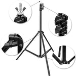 10-Inch Ring Light Kit + 7 Ft Ring Light Stand | LED Photography & Video Lighting Set