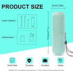Portable Toothbrush & Toothpaste Holder Case | Travel Storage Box with Cup Function
