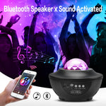 Galaxy Star Projector Lamp | LED Nebula Universe Effect & Built-in Speaker