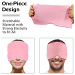 Headache Relief Gel Cap Hot Cold Therapy | Migraine, Tension & Puffy Eyes Relief