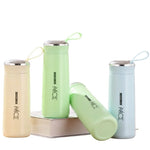 Nice Bottle | 400ml Mini Flask Glass Water Bottle with Vacuum Insulation | Temperature Resistant | Random Colors