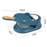 2-in-1 Dumpling & Samosa Maker | Mini Manual Tortilla & Dough Press | Random Colors
