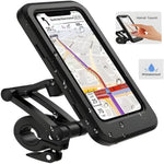 Waterproof Bike Phone Holder 360° Rotation | Handlebar Mobile Mount for Bicycle & Motorcycle